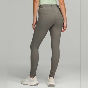 Lululemon City Sleek 5 Pocket 7/8 Pant Size 29 Grey Sage EUC